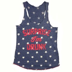 Alternative Apparel “Surprise I’m Drunk” muscle tee